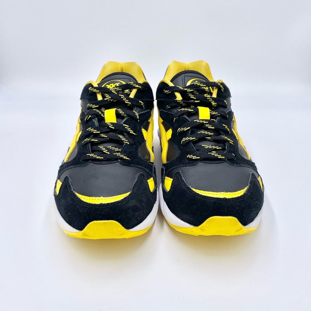 Asics Gel Diablo ‘Welcome To The Dojo’ Sun Logo Yellow Black Sneaker Men’s Sz 10 - Picture 3 of 11
